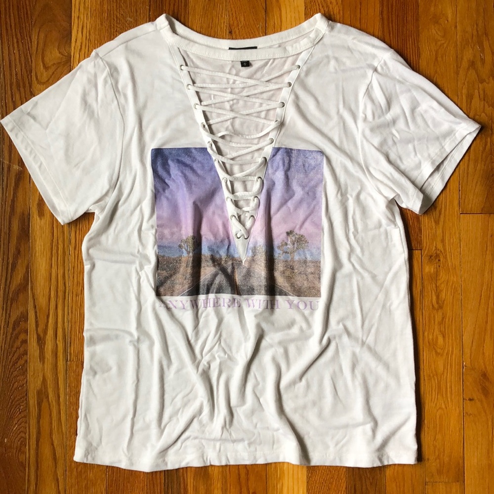 Express graphic top